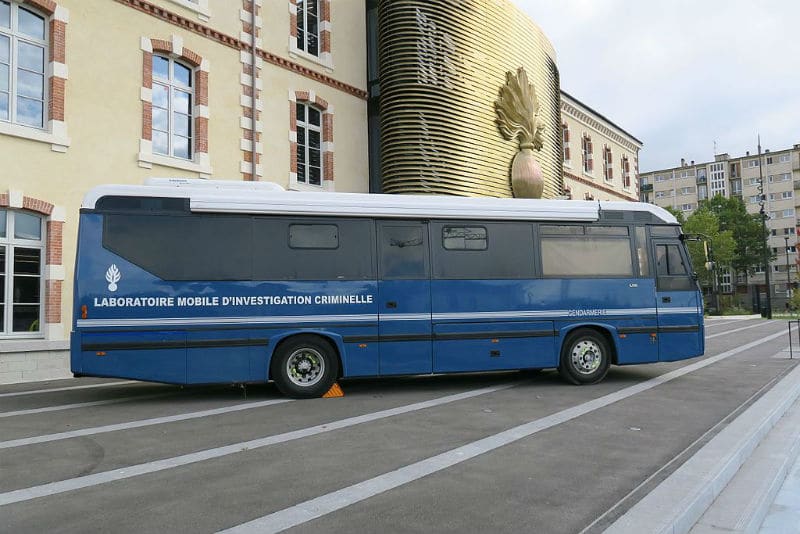 Laboratoire mobile de la Gendarmerie Nationale