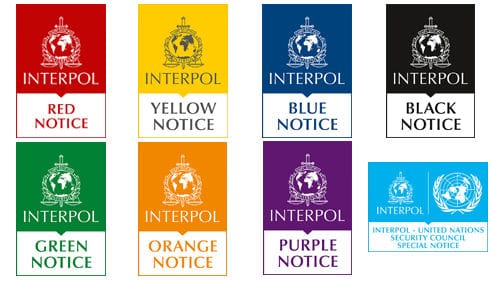 Notices Interpol