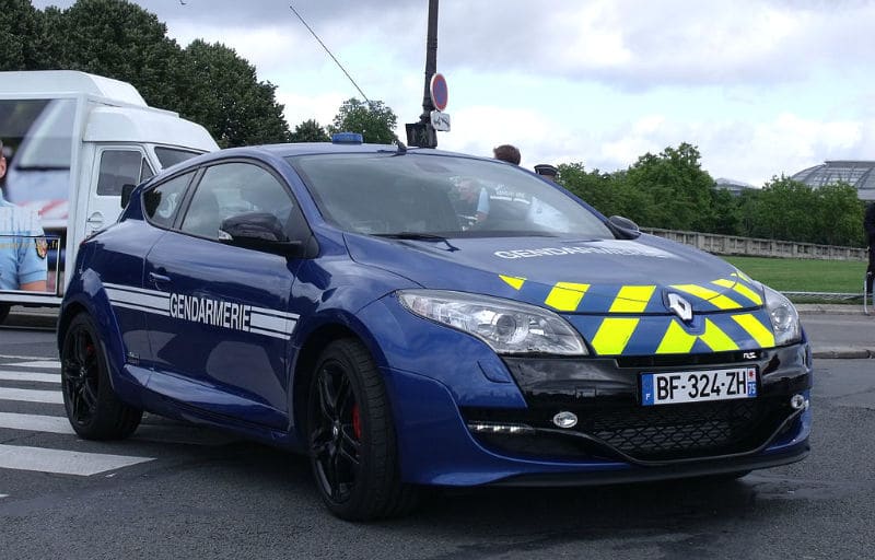 Renault Mégane III RS de la Gendarmerie