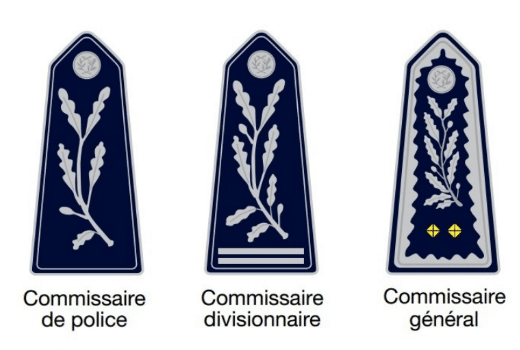 Grades du Corps de Conception et de Direction de la Police Nationale