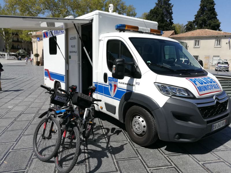Commissariat mobile de la Police Municipale de Montpellier