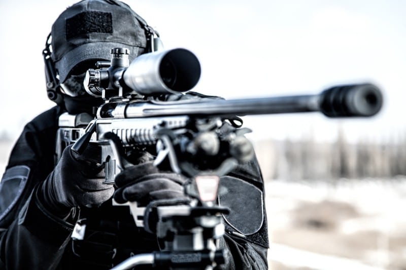 Sniper de la Brigade d'Intervention