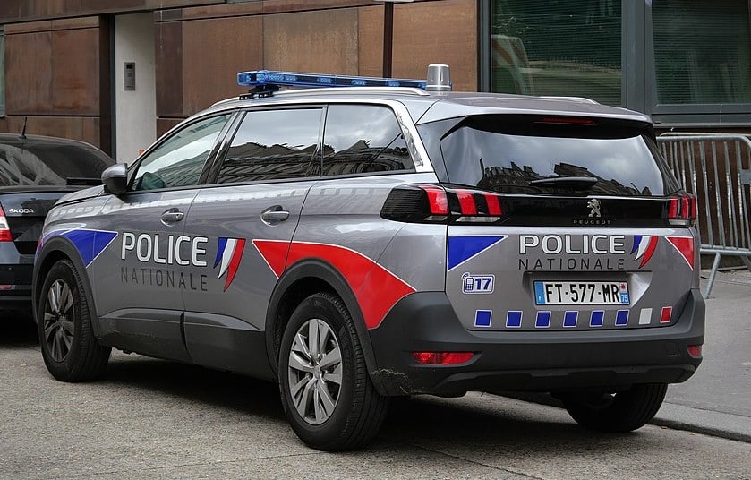 Peugeot 5008 de la Police Nationale